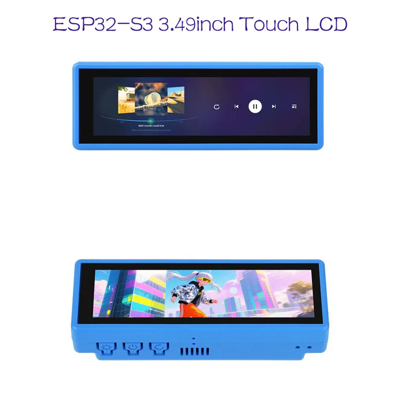Waveshare Esp32 - ESP32-S3 3,49-Zoll-IPS-Touch-Entwicklungsboard, 172×640 Display, ESP32-S3R8 Dual-Core,