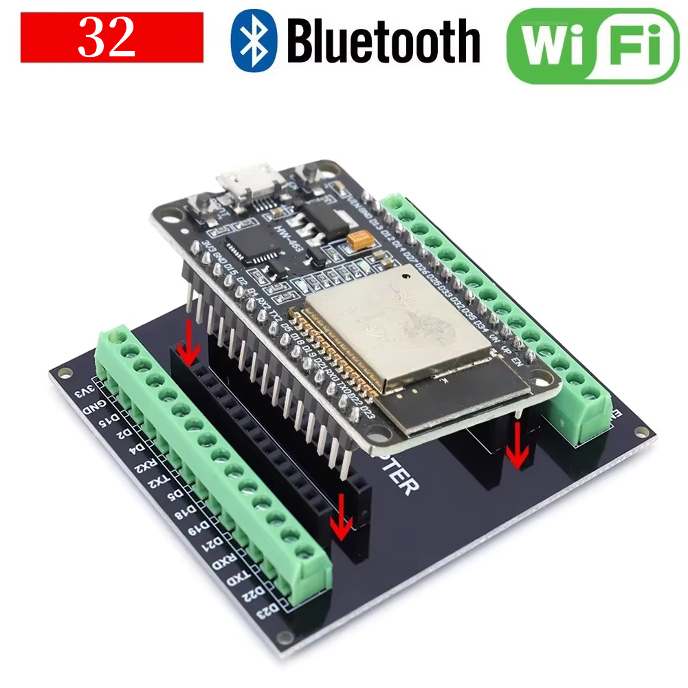 Nodemcu 32S - 32S Erweiterungsplatine CP2102 NodeMCU-32S Lua 30-Pin/38-Pin