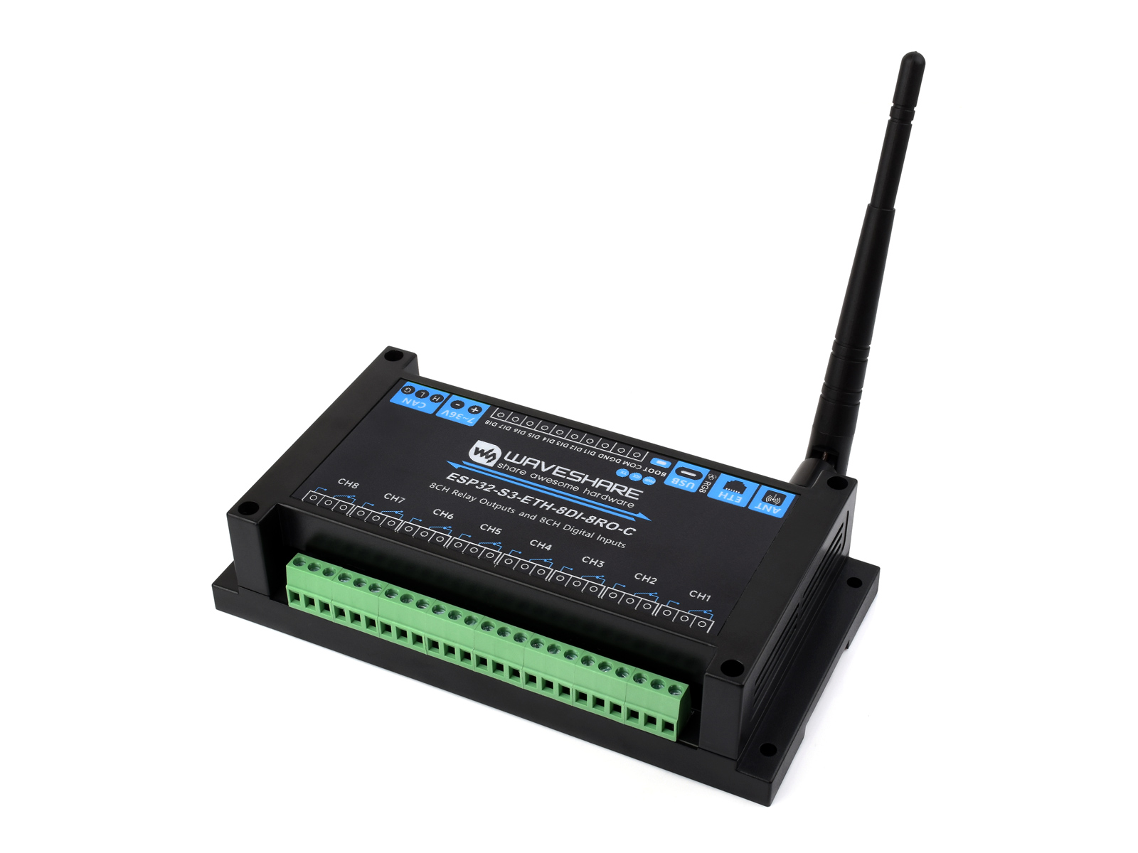 Industrielles 8-Kanal-ESP32-S3 – Waveshare Esp32 Bewertung und Preis